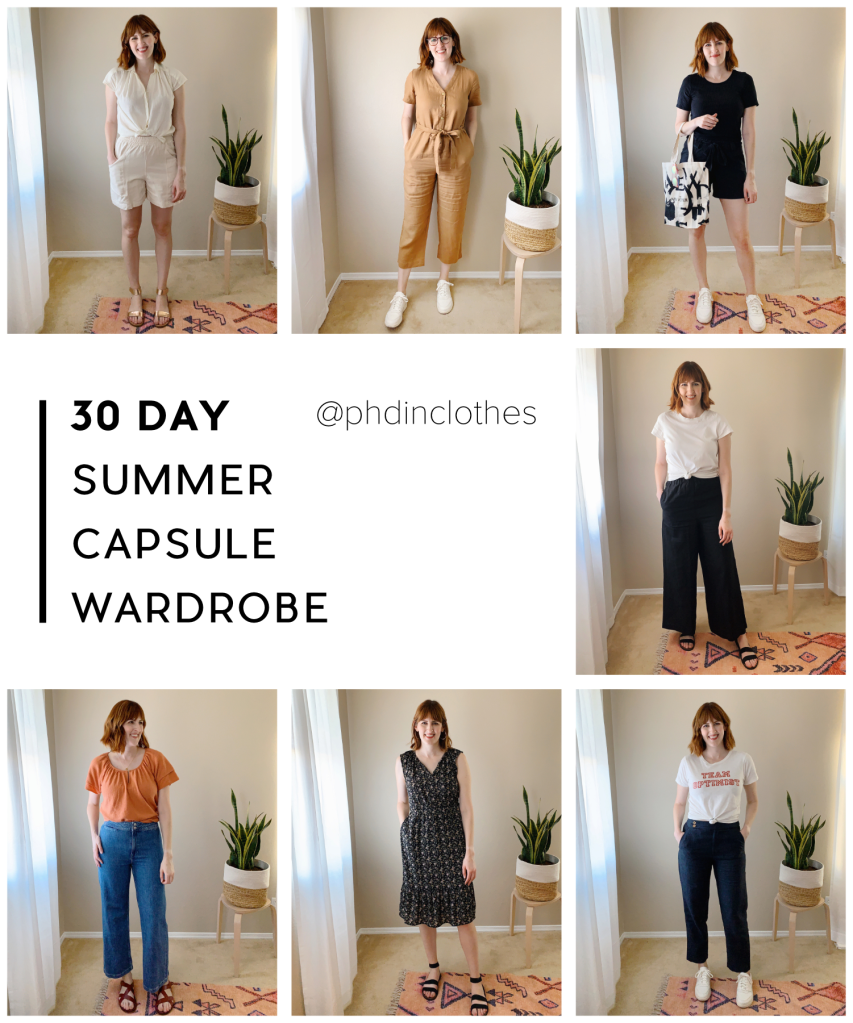 30 pieces for 30 days: Week 1 of Summer Outfits – PhD in Clothes