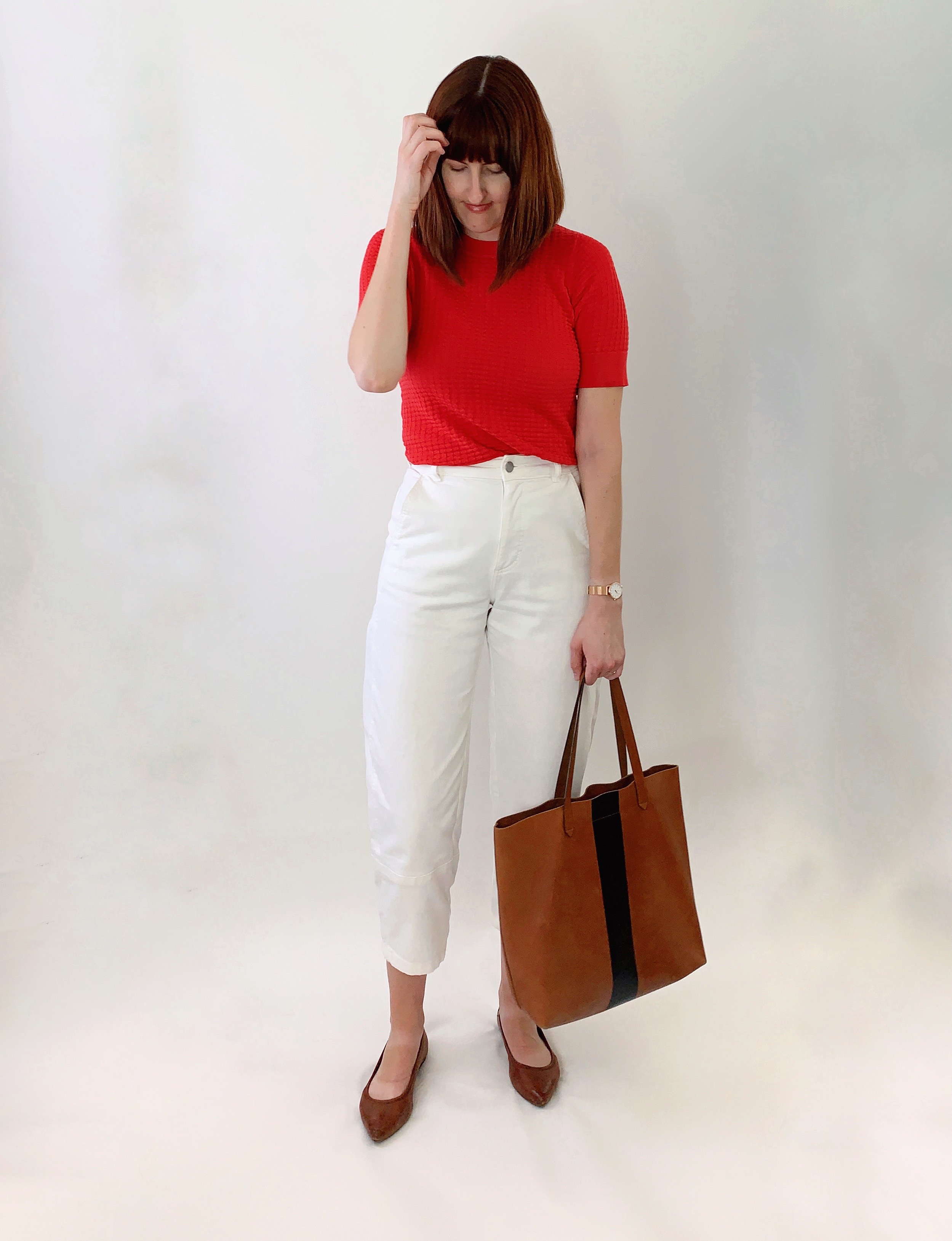 White Pants for The Office, Connecticut Fashion and Lifestyle Blog